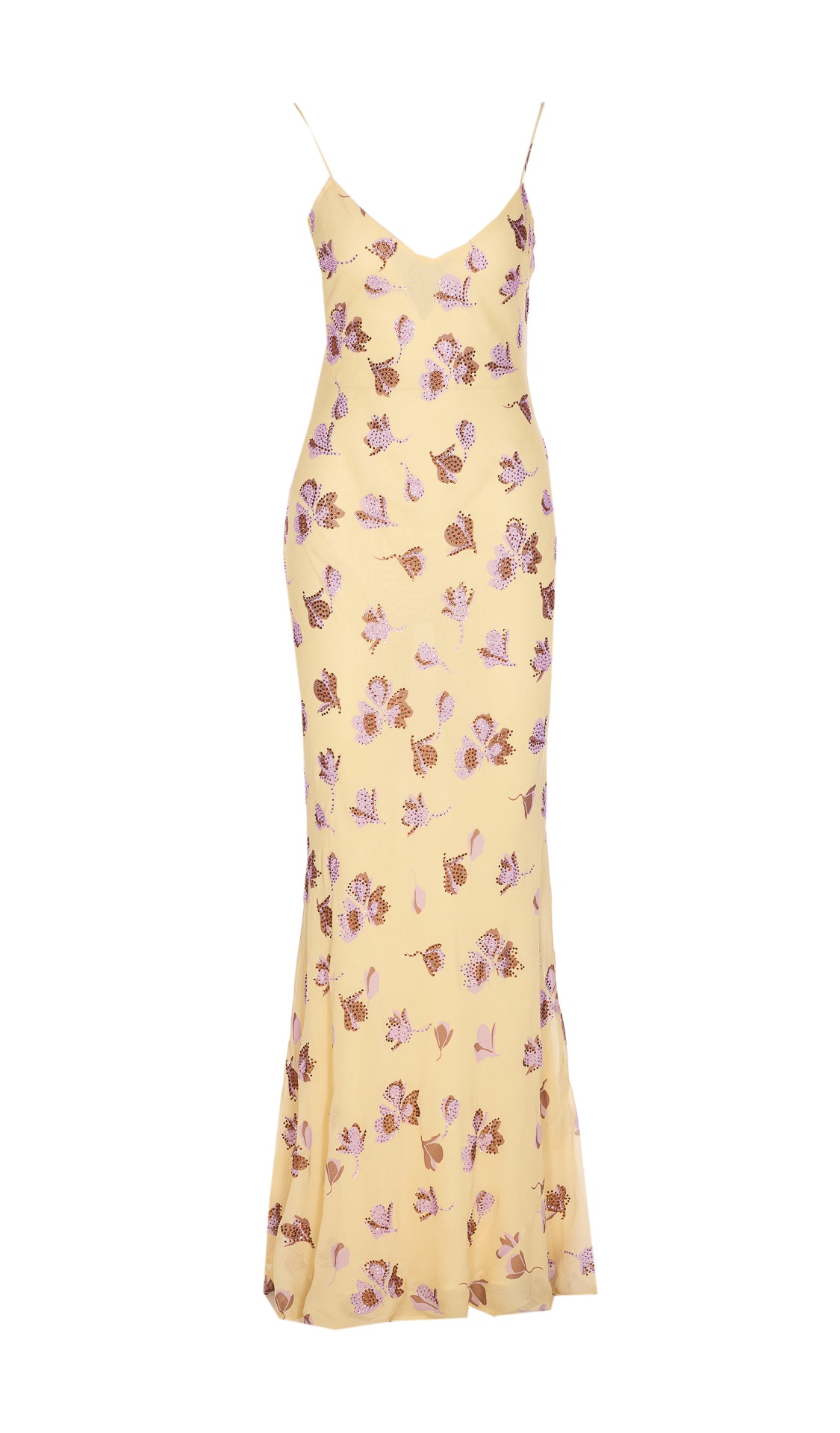 Self Portrait Dresses Yellow Viscose