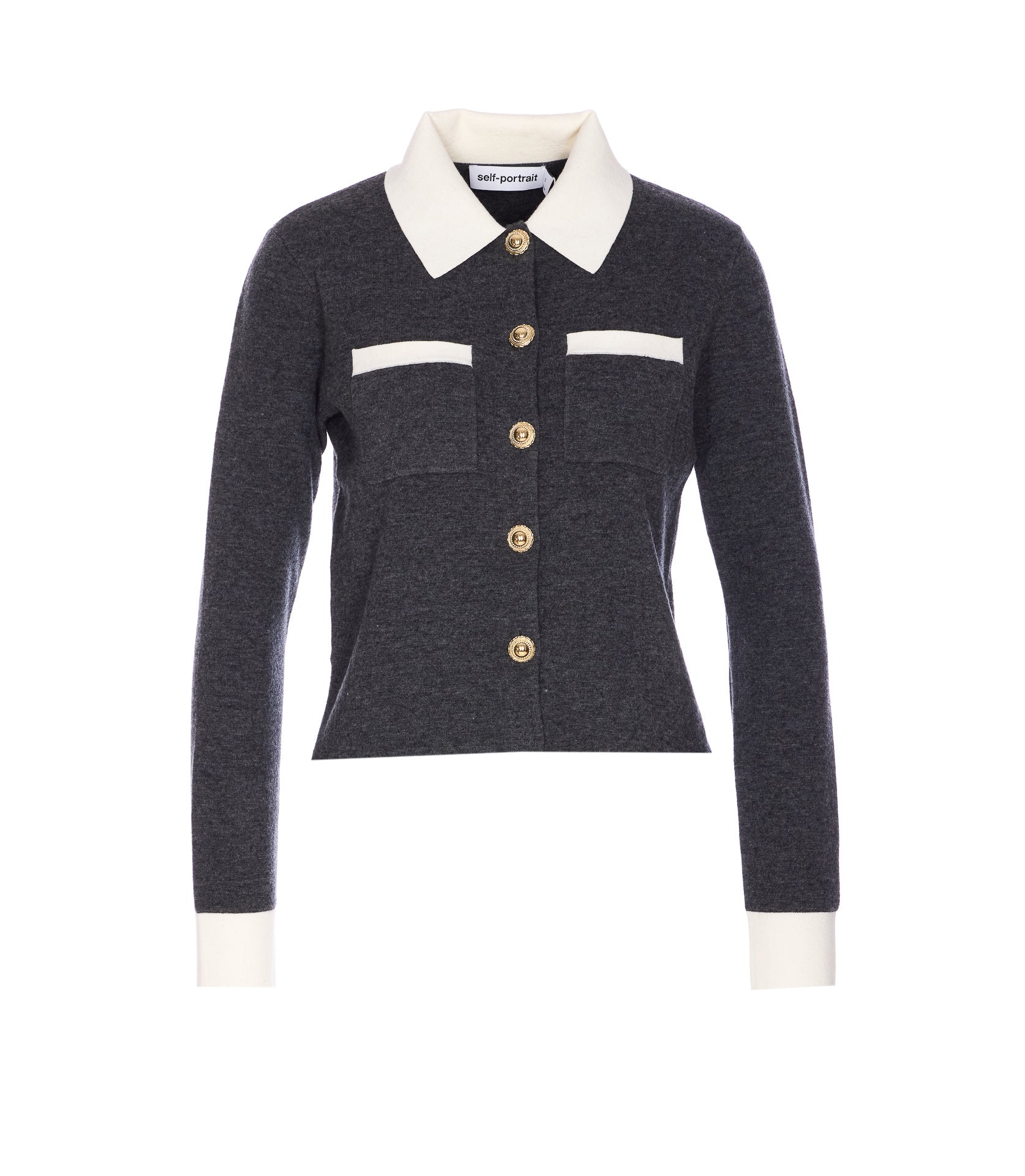 SELF PORTRAIT Sweaters Grey Wool