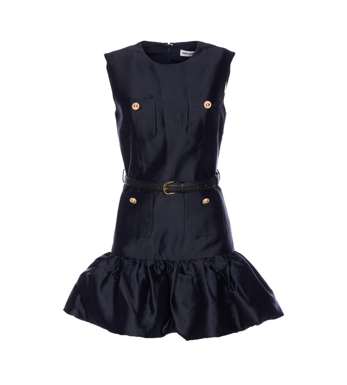 Self Portrait Dresses Blue Polyester