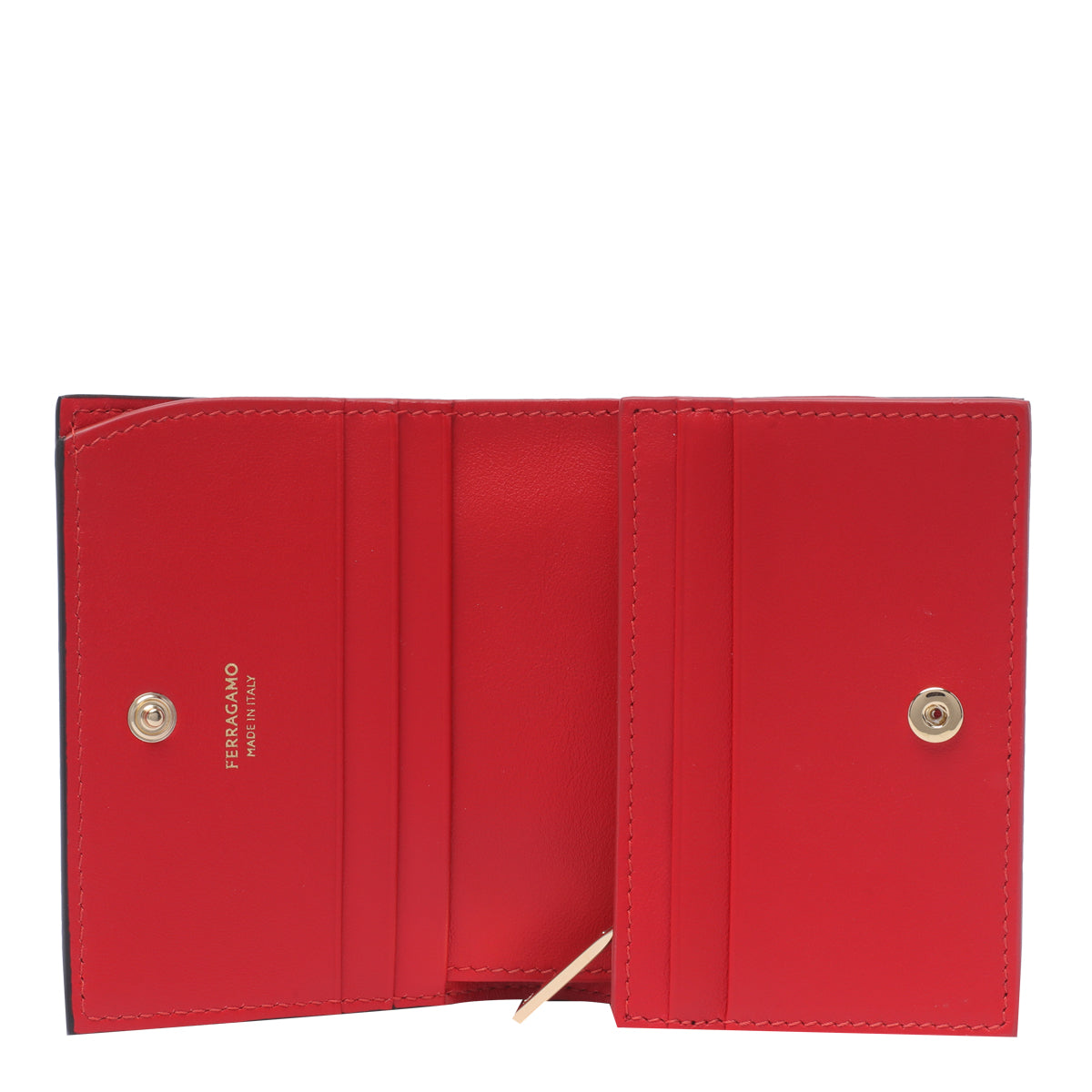 Ferragamo Wallets Black Calf Leather