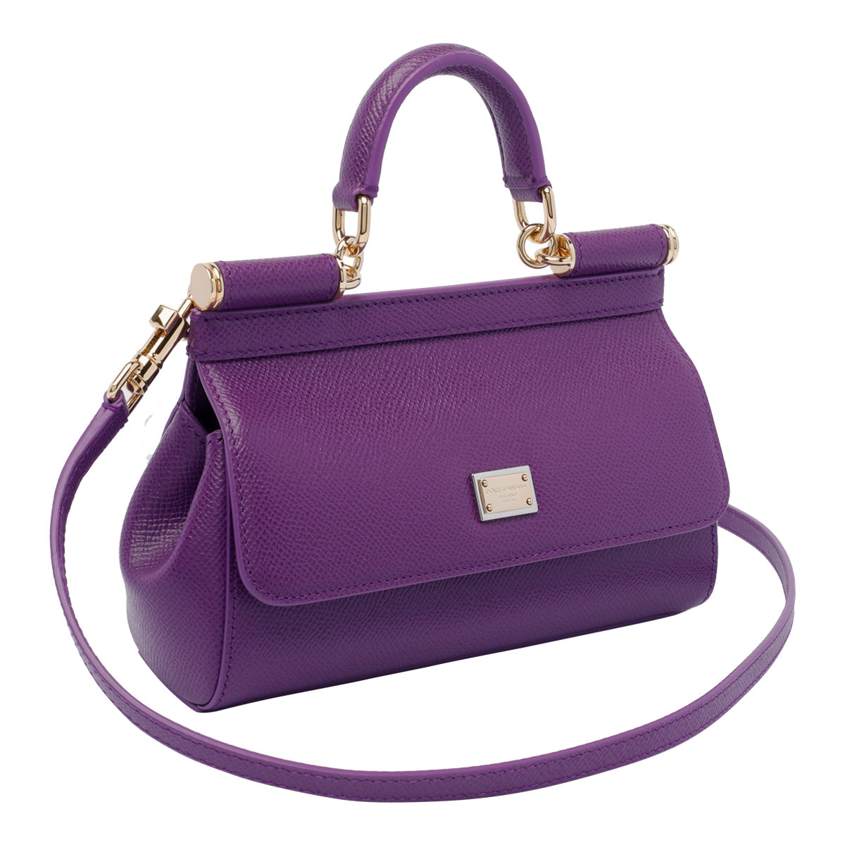 Dolce & Gabbana Bags Purple Calf Leather
