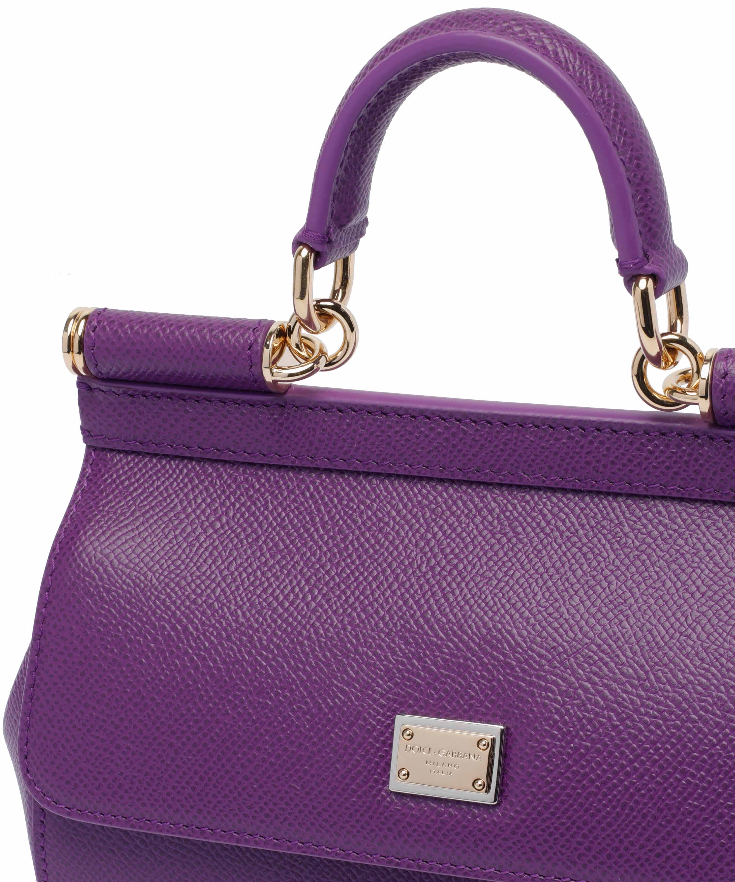Dolce & Gabbana Bags Purple Calf Leather