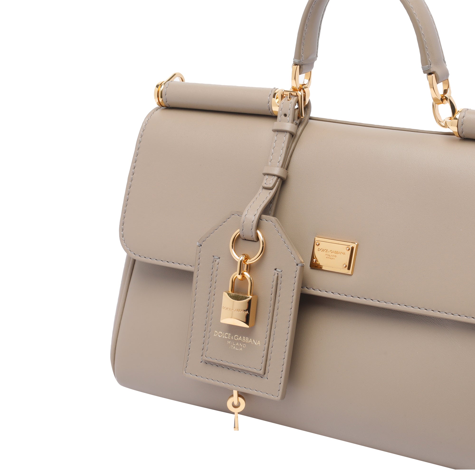 Dolce & Gabbana Bags Beige Calf Leather