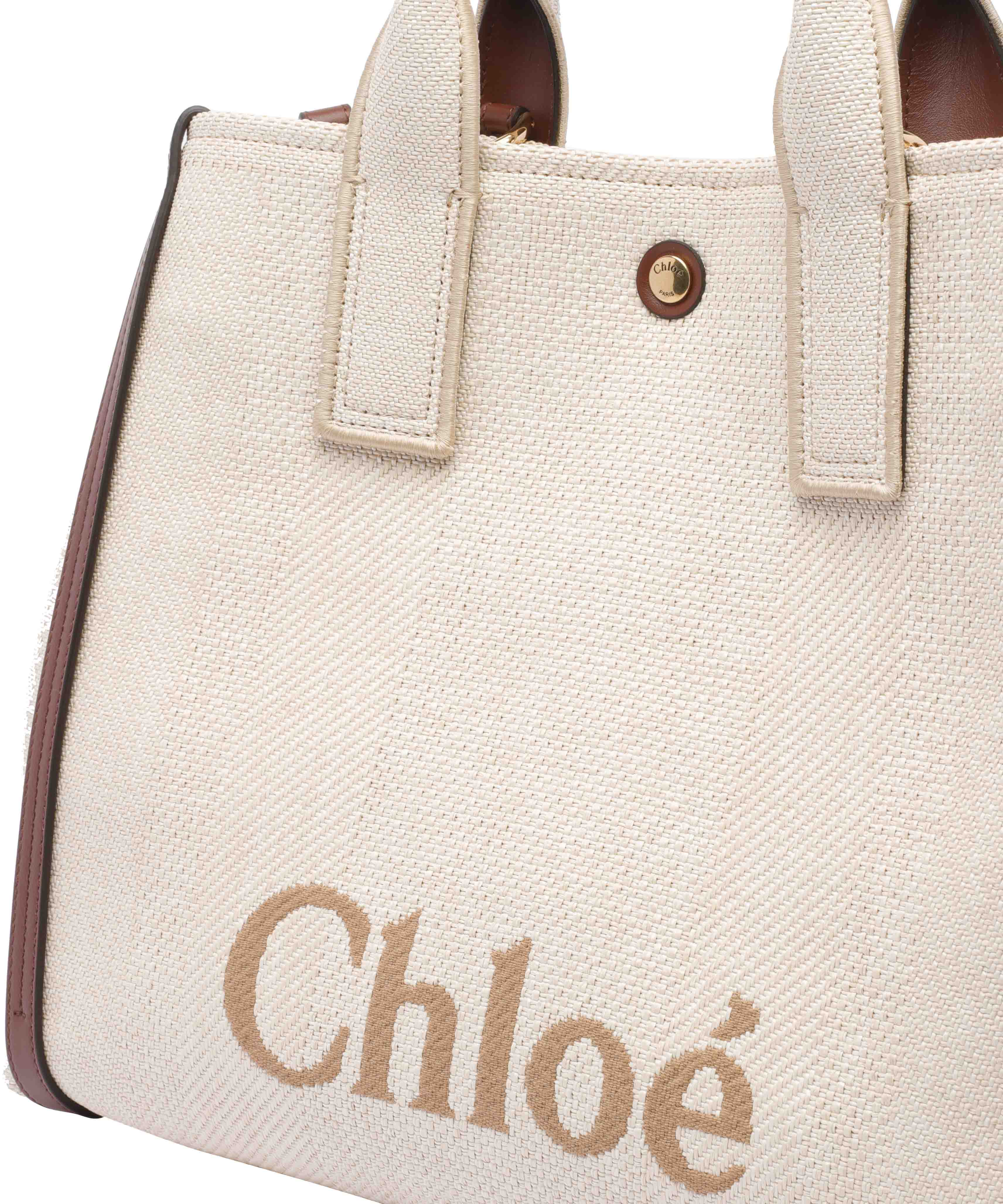 Chloè Bags Beige Cotton Polyamide