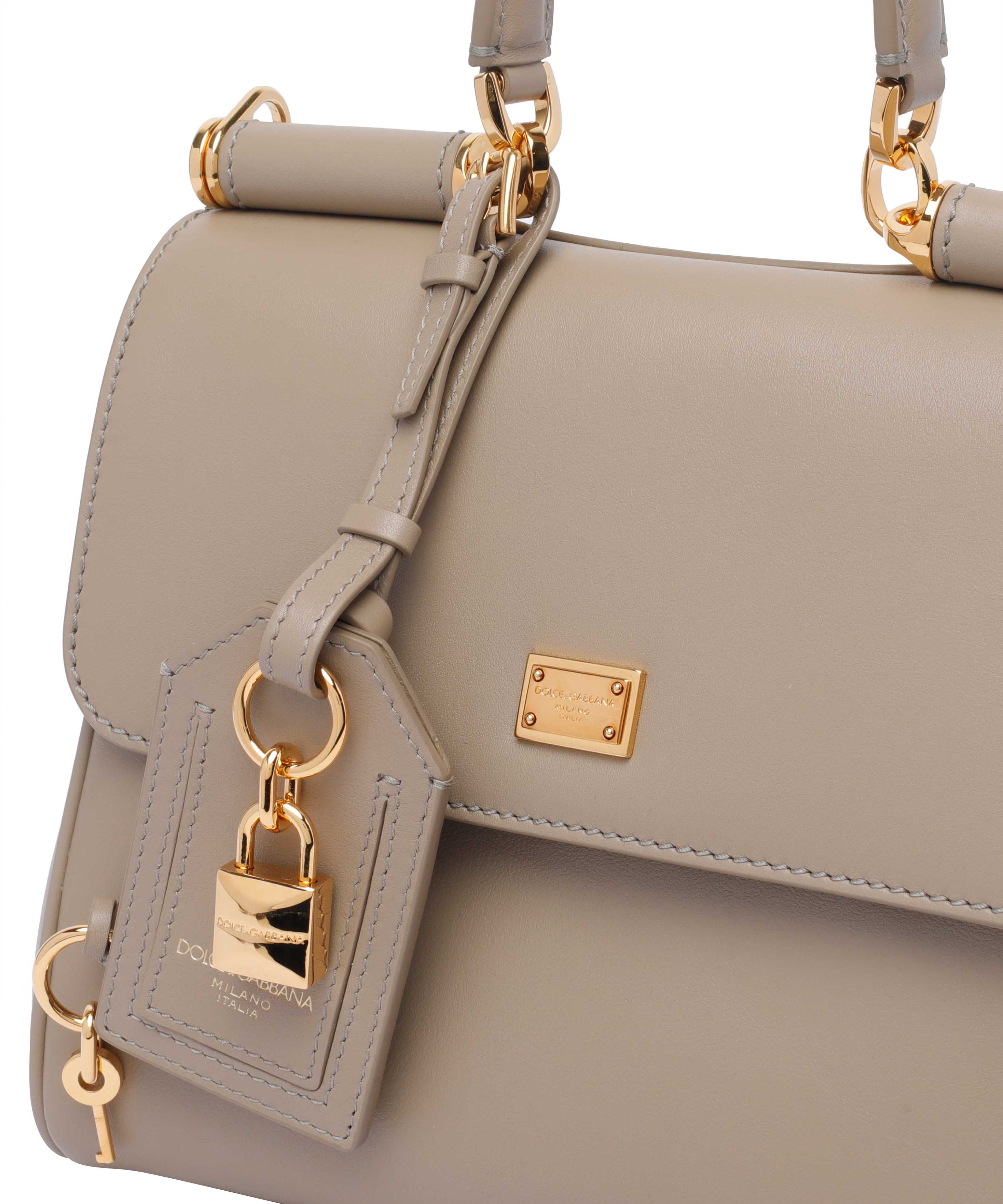 Dolce & Gabbana Bags Beige Calf Leather