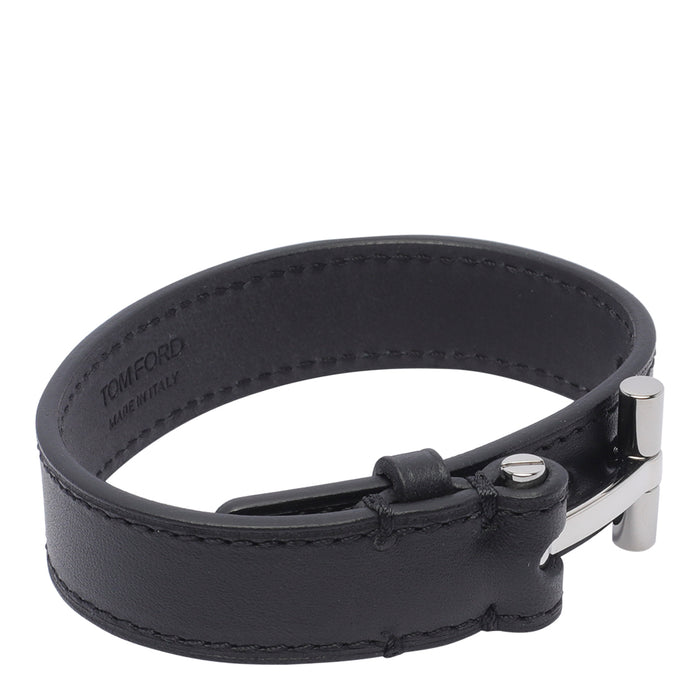 Tom Ford Bijoux Black Calf Leather With Meta