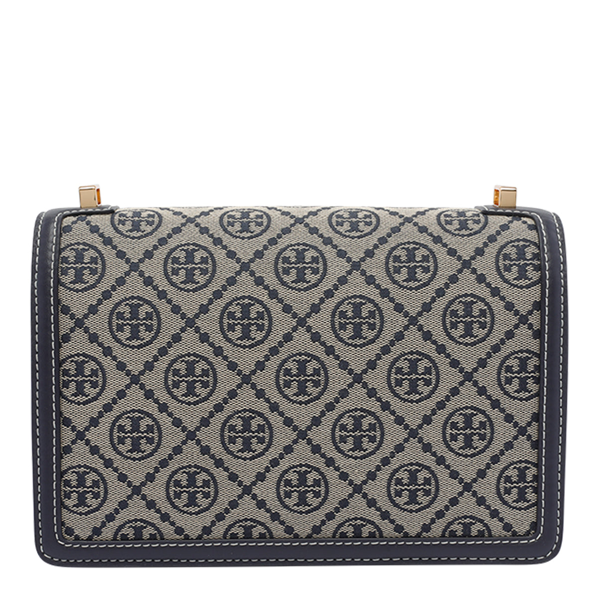 Tory Burch Bags Blue Fabric Leather Trim