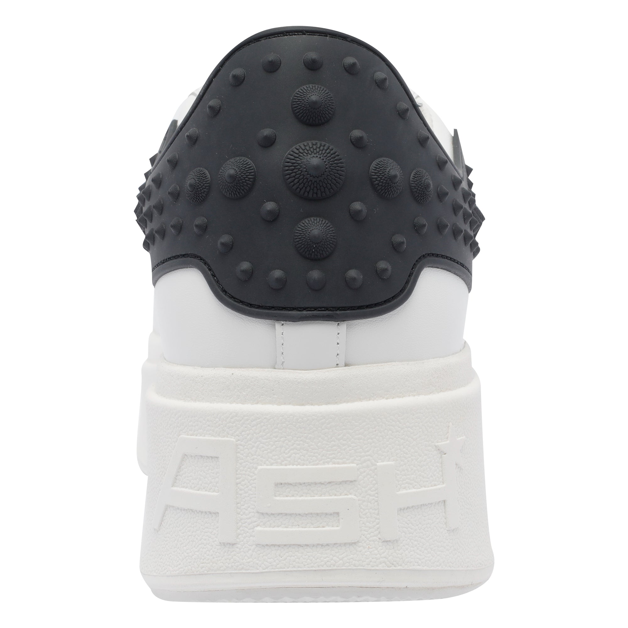 Ash Sneakers White Calf Leather/rubber Sole