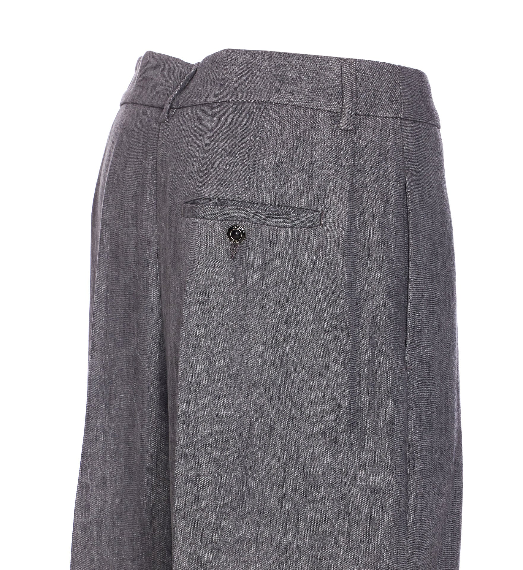 Liu Jo Trousers Grey Lyocell