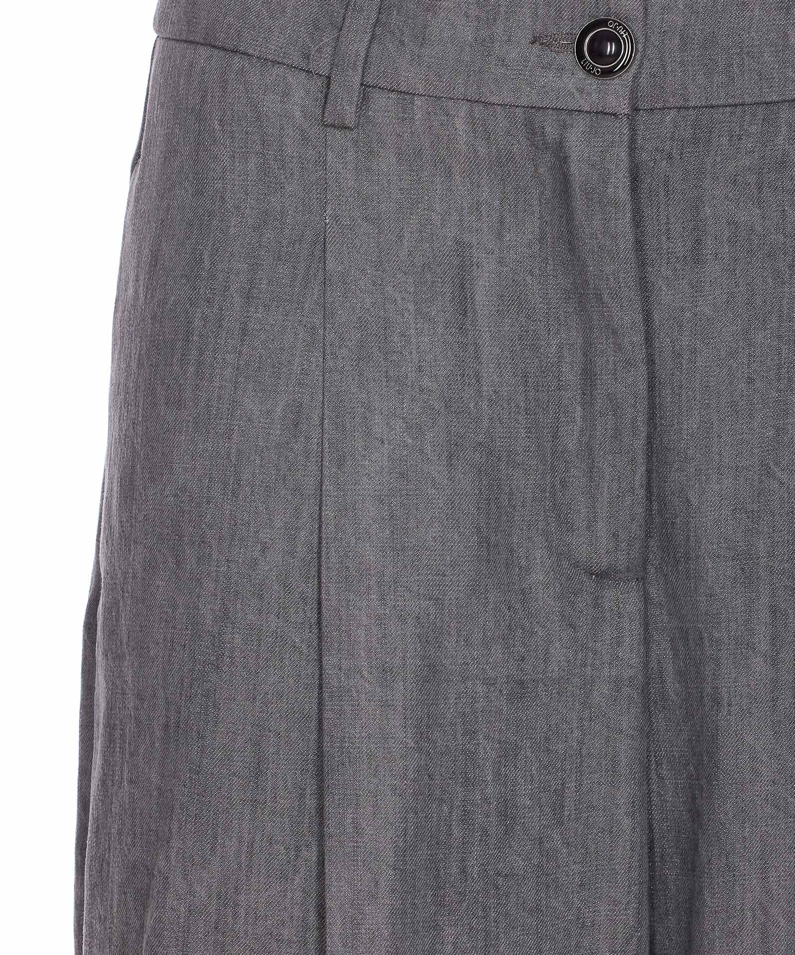Liu Jo Trousers Grey Lyocell