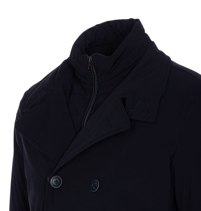 Herno Coats Blue Polyamide