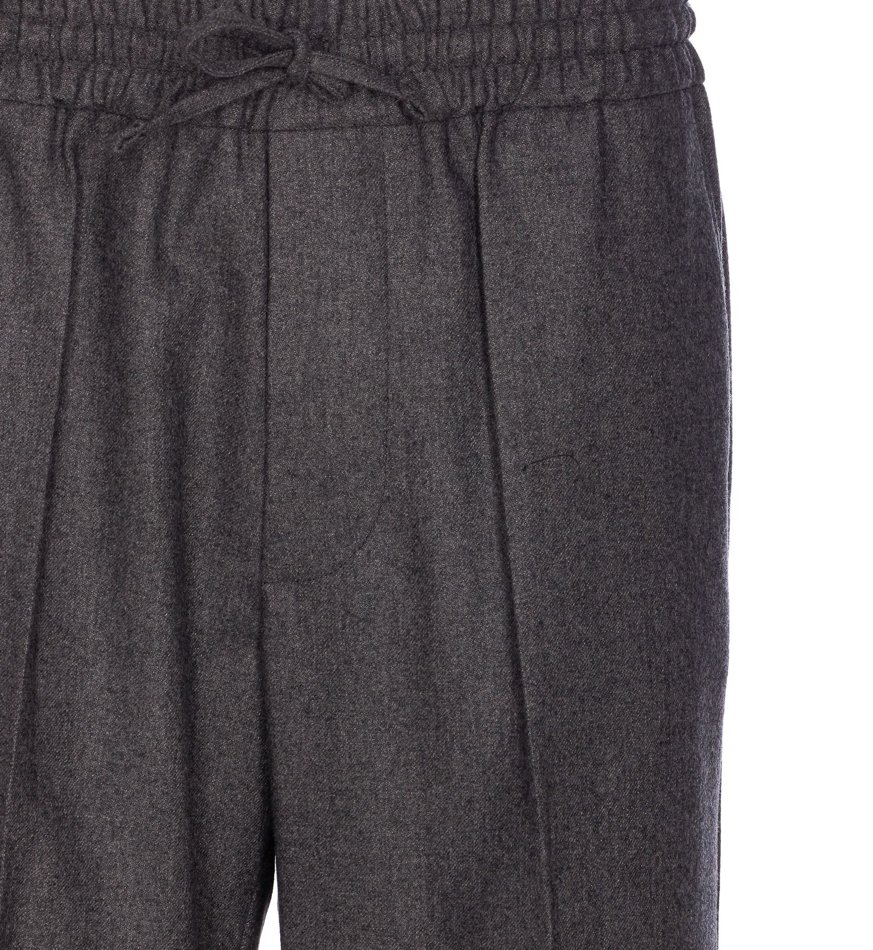 Drole De Monsieur Trousers Grey Virgin Wool