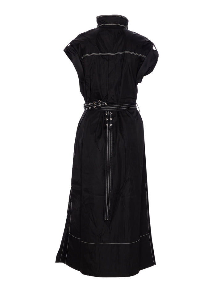 Ganni Dresses Black Recycled Polyamide