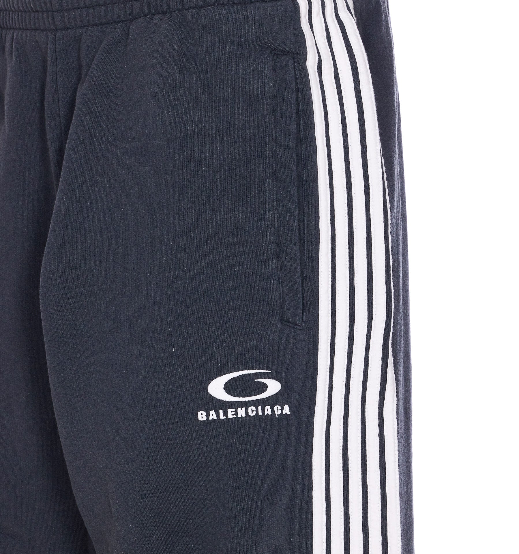 Balenciaga Trousers Blue Cotton