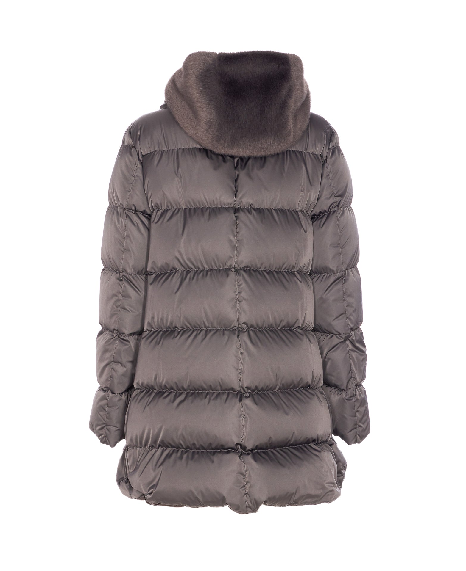 Herno Coats Grey Polyester