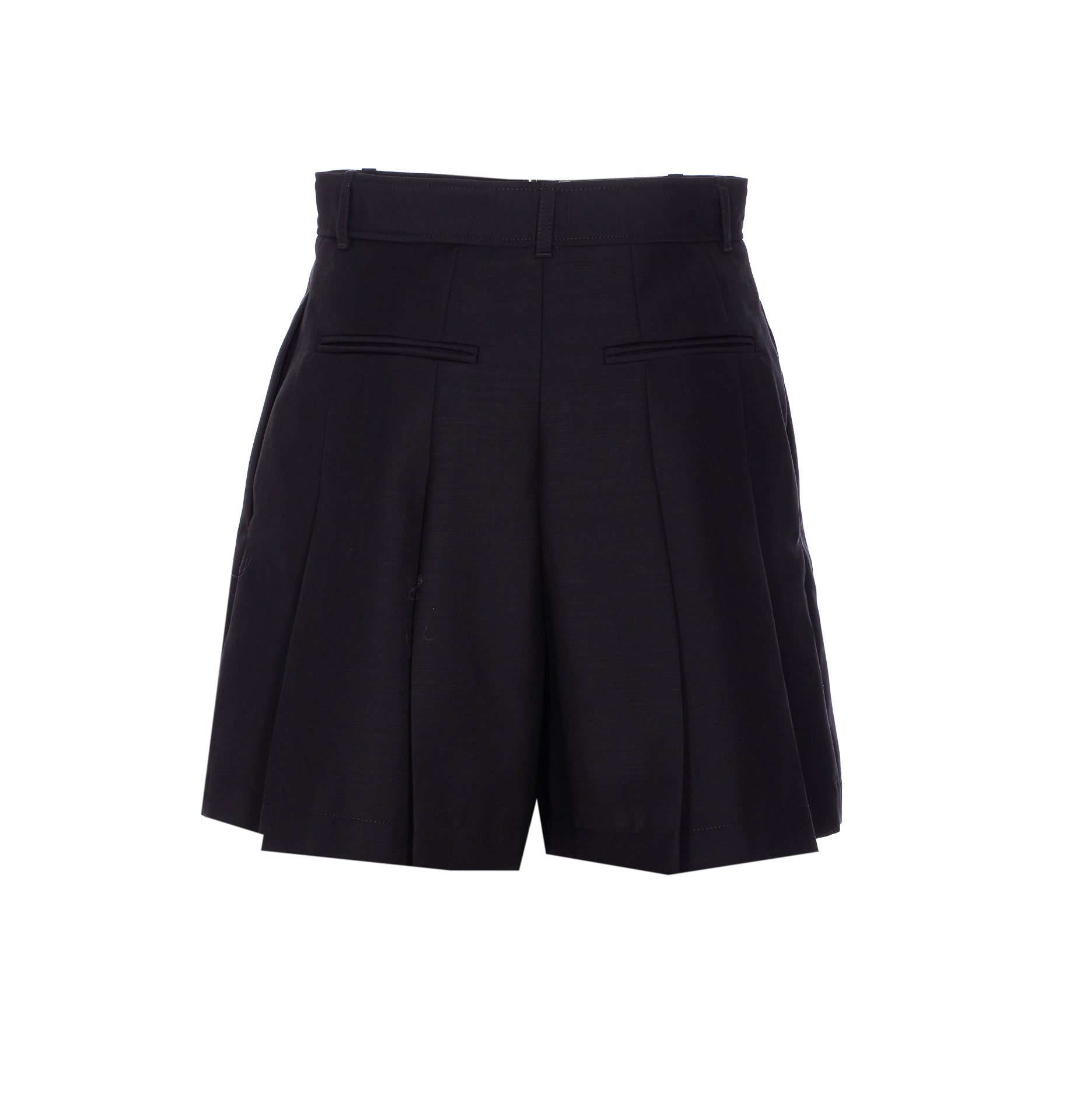 Alexander Mcqueen Shorts Black Wool