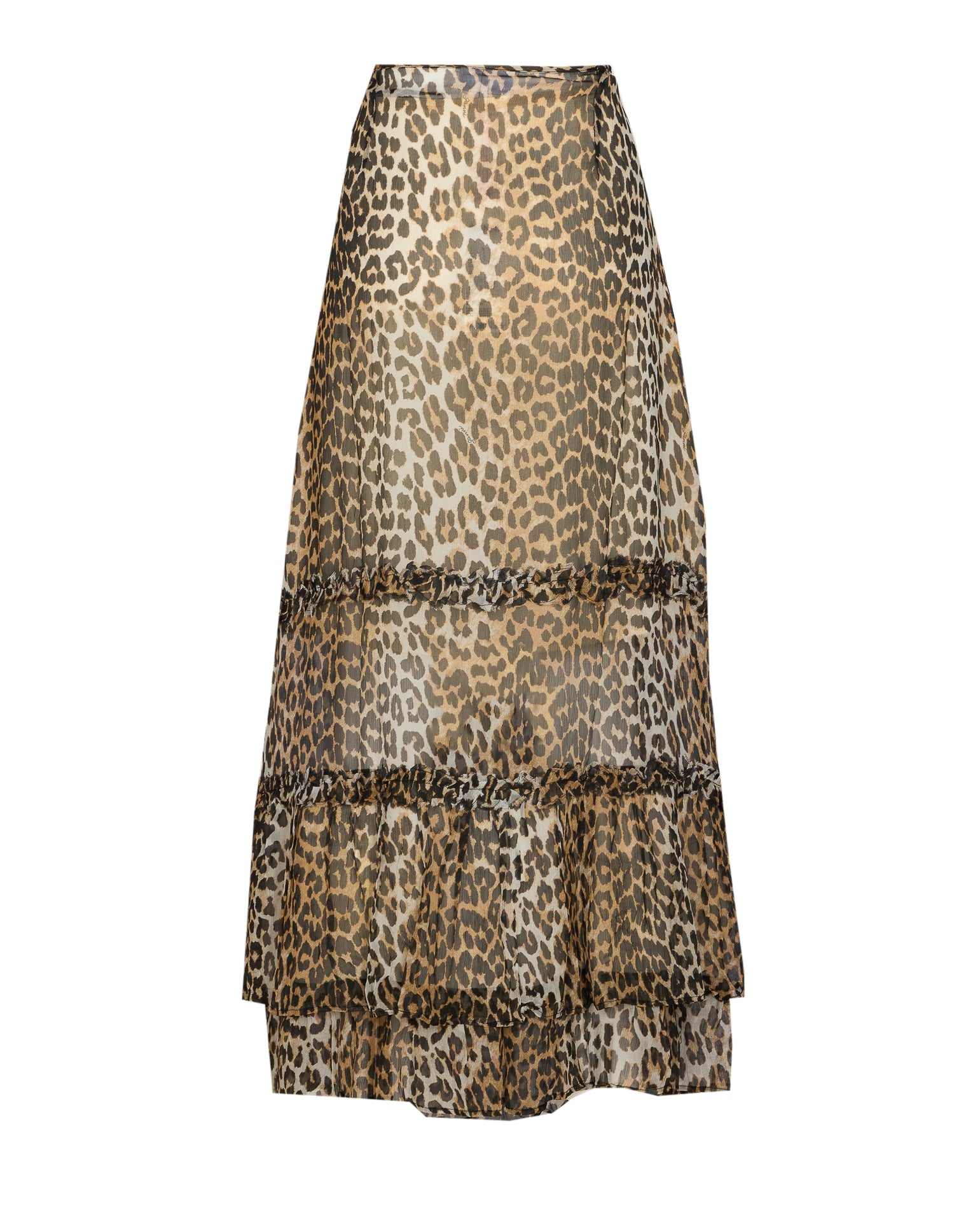 GANNI Skirts Brown Viscose