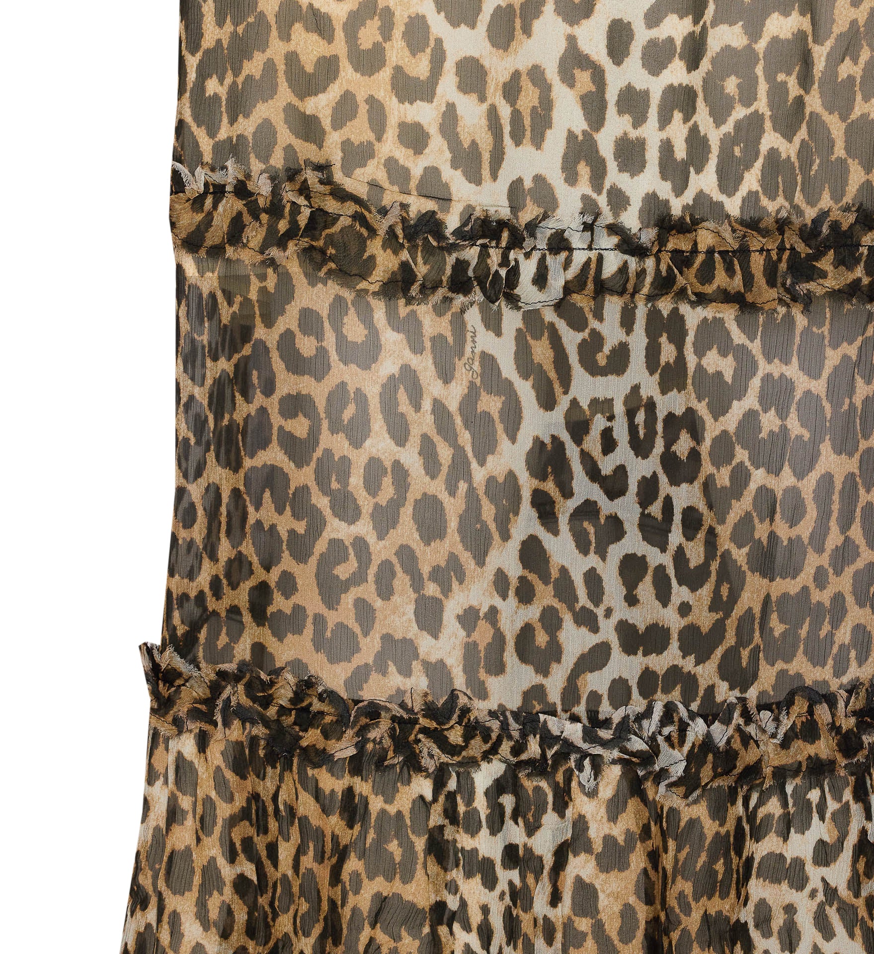 GANNI Skirts Brown Viscose