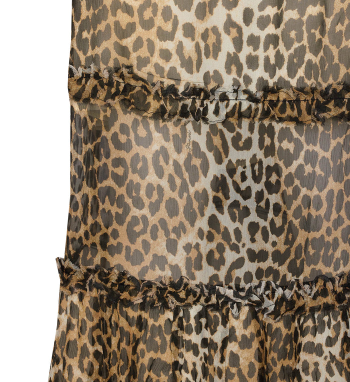 GANNI Skirts Brown Viscose