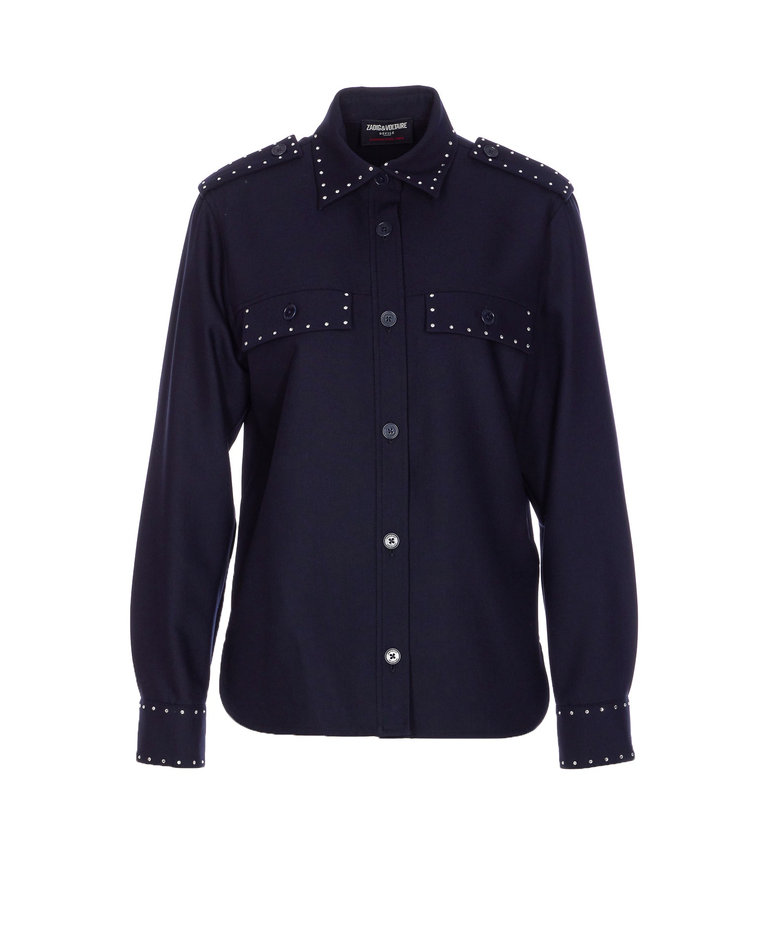 Zadig & Voltaire Shirts Blue Polyester