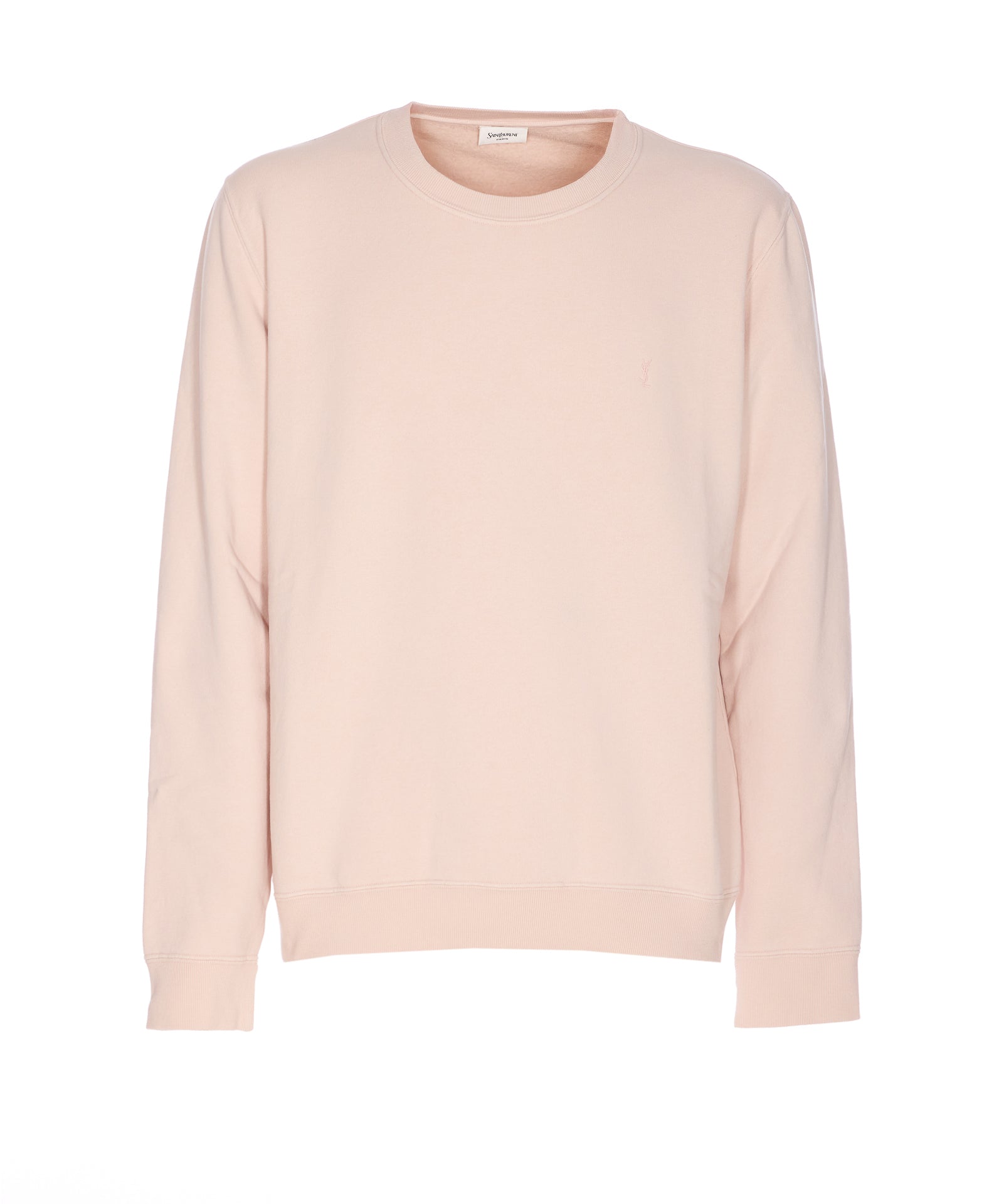 Saint Laurent Sweaters Pink Cotton