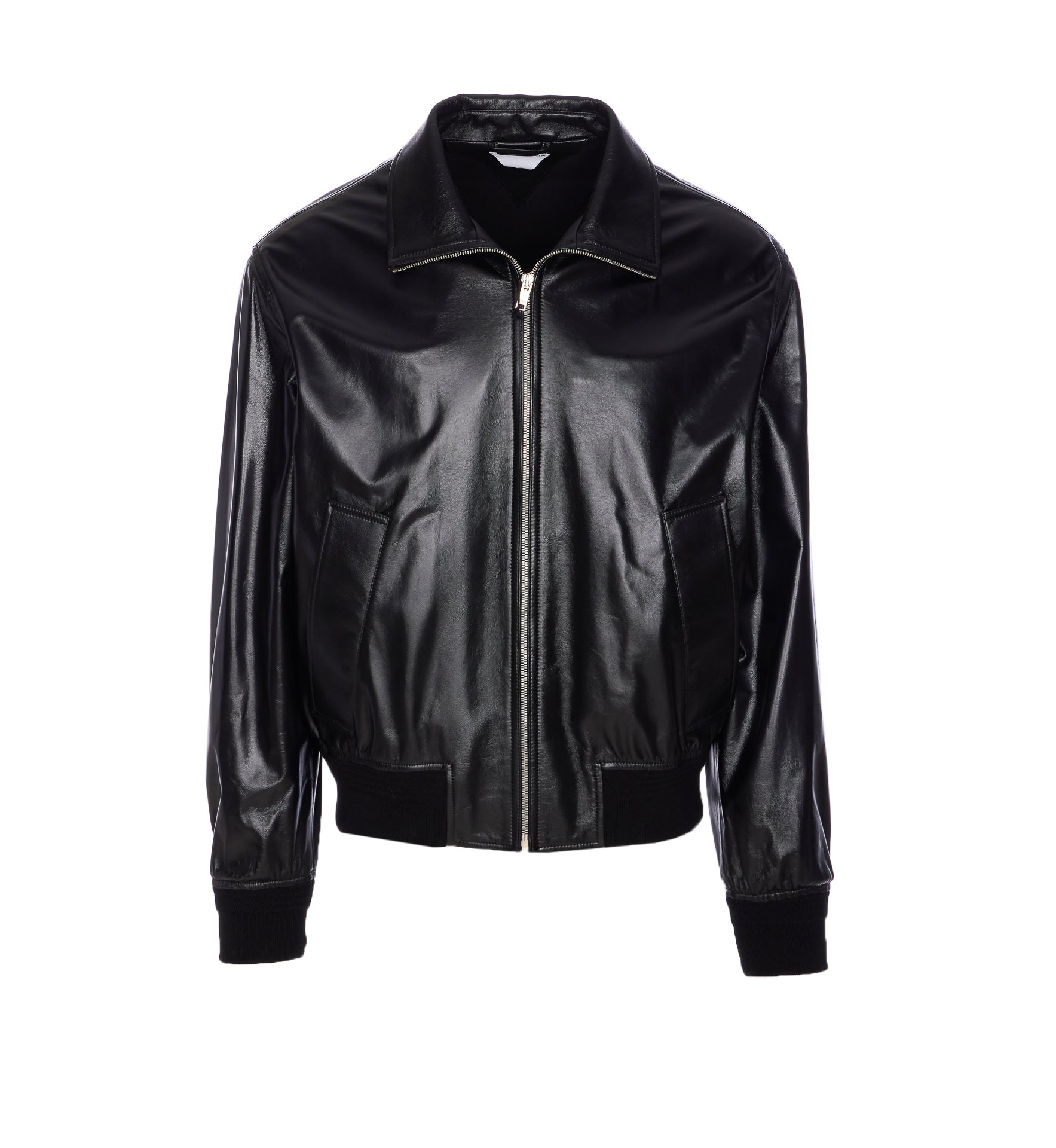 Bottega Veneta Jackets Black Genuine Leather
