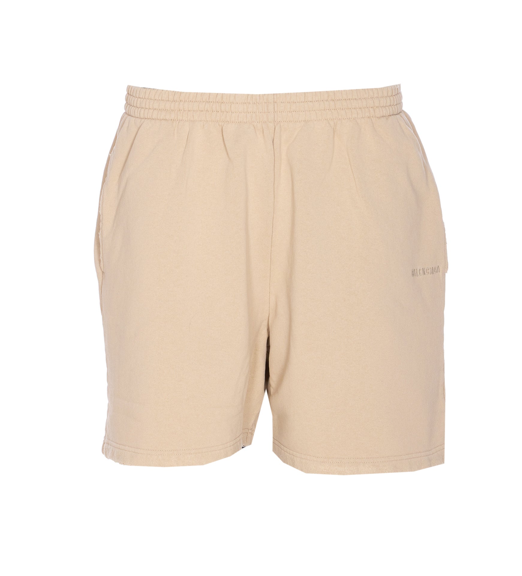 Balenciaga Shorts Beige Cotton