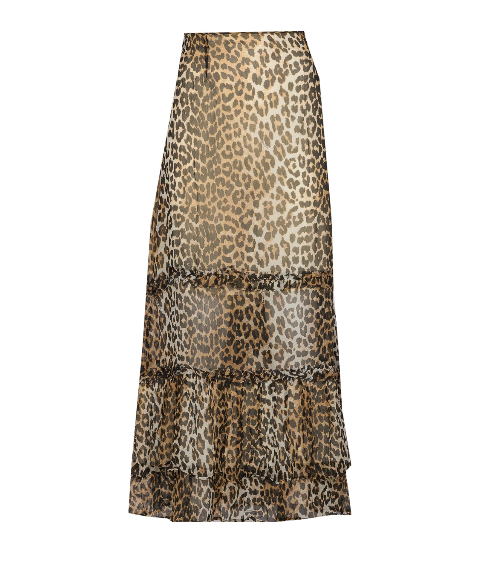 GANNI Skirts Brown Viscose