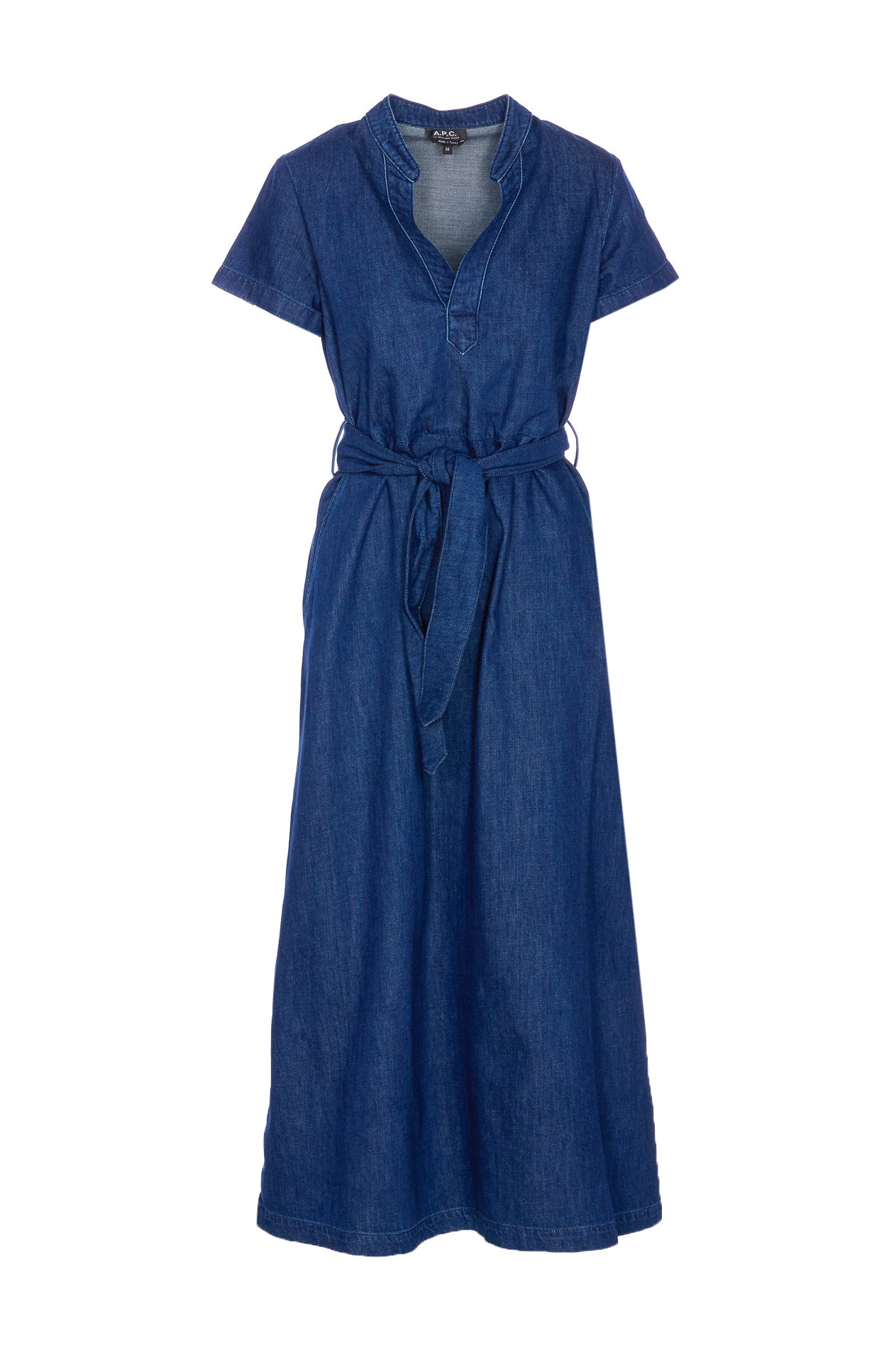 A.p.c. Dresses Blue Cotton