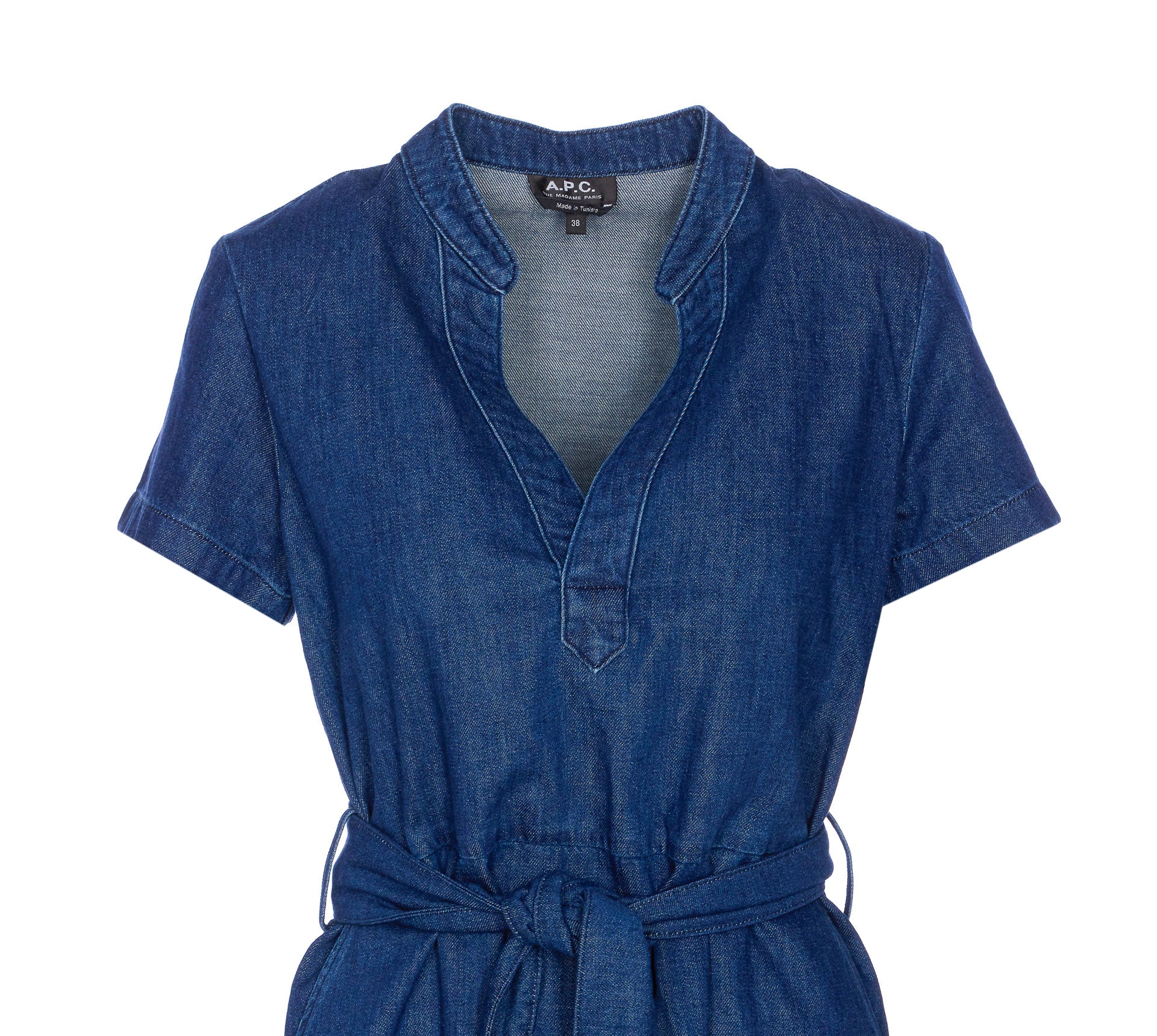A.p.c. Dresses Blue Cotton