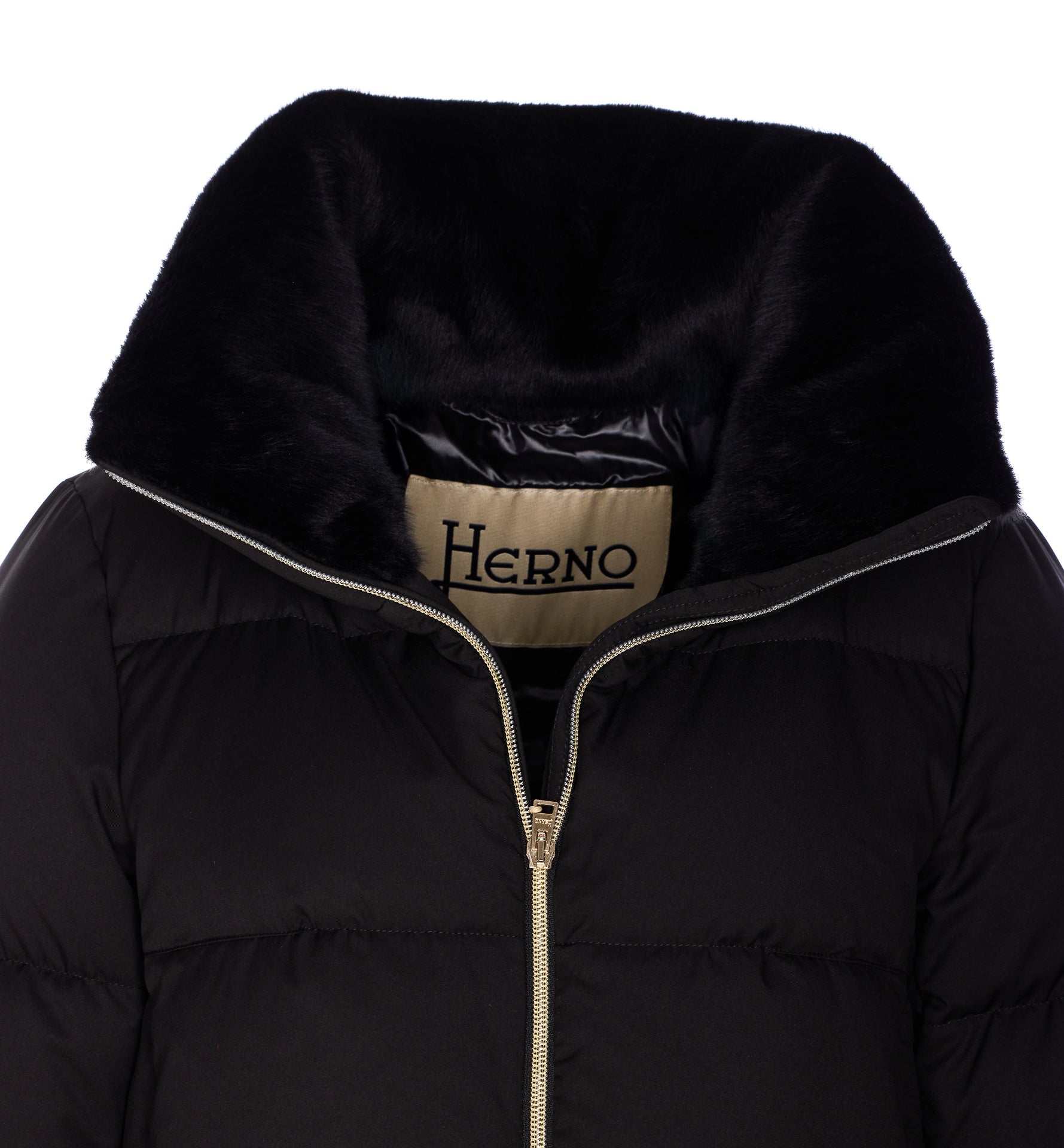 Herno Coats Black Polyester