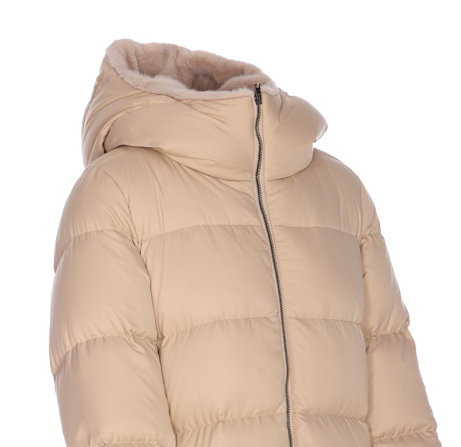 Herno Coats Beige Polyester