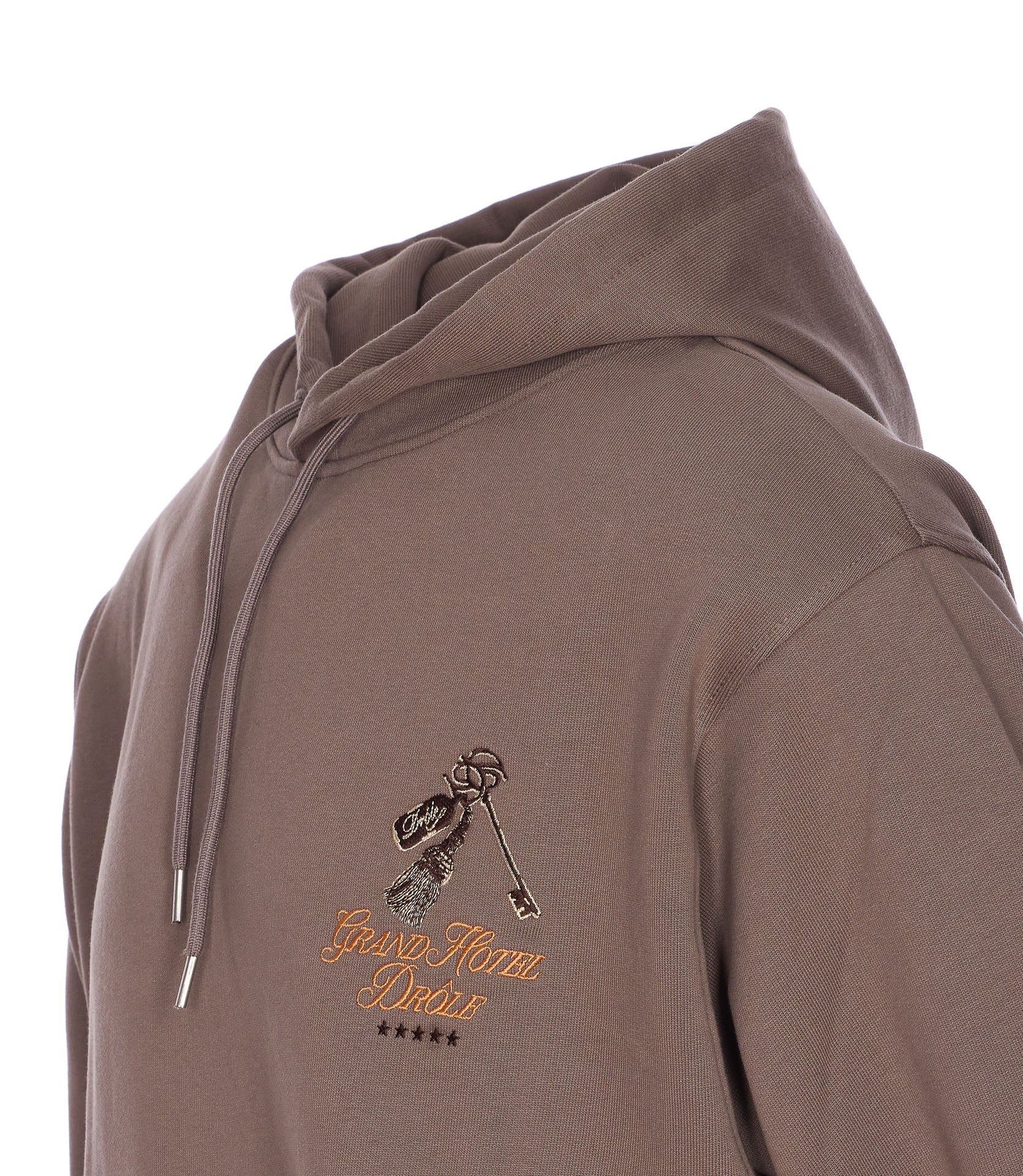 Drole De Monsieur Sweaters Brown Cotton
