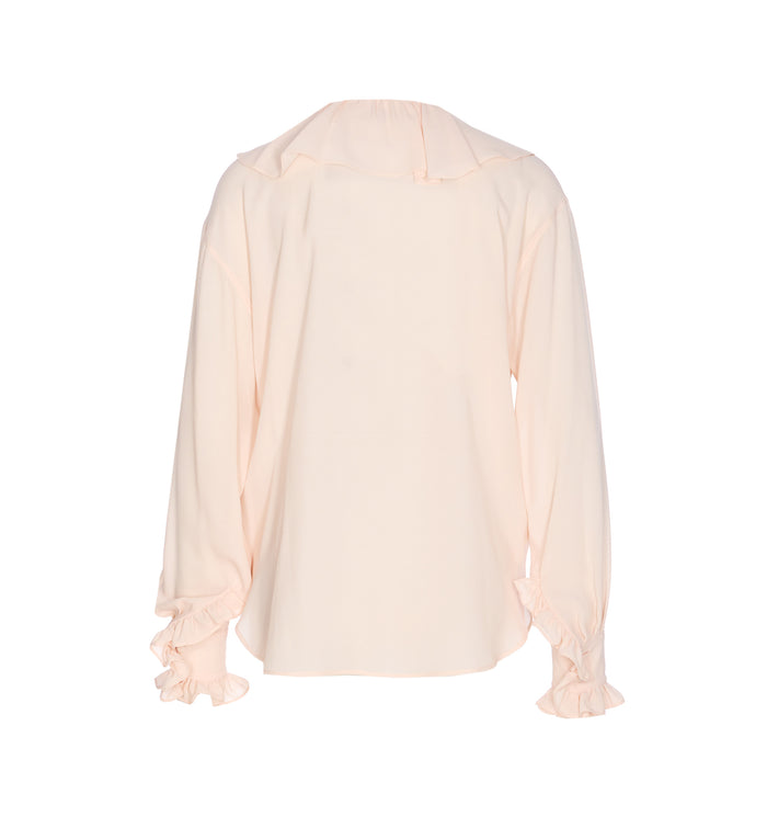 Alexander McQueen Shirts Pink Silk