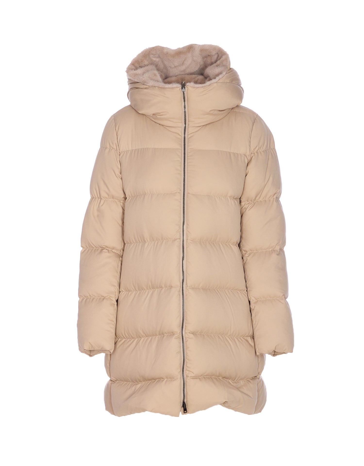 Herno Coats Beige Polyester