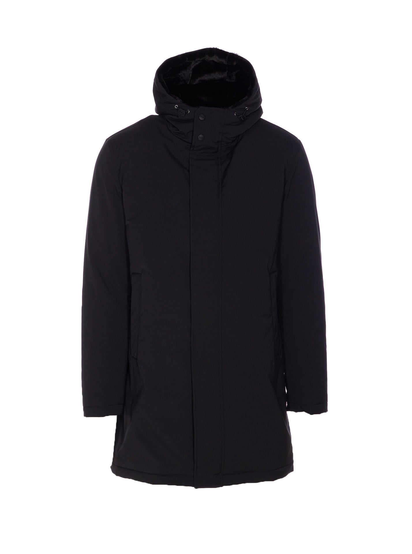 Herno Coats Black Polyester