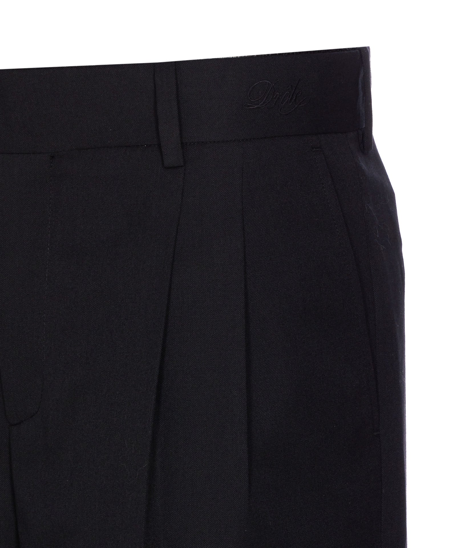 Drole De Monsieur Trousers Black Virgin Wool