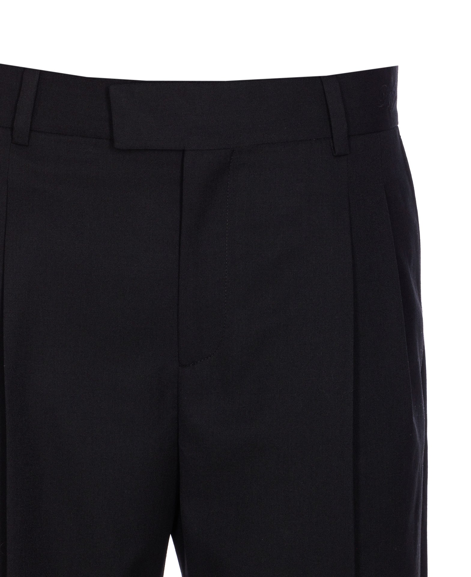 Drole De Monsieur Trousers Black Virgin Wool