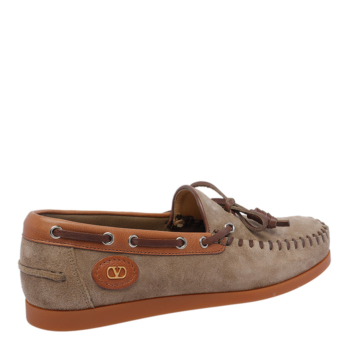 Valentino Garavani Flat shoes Brown Calf Leather Rubber Sole