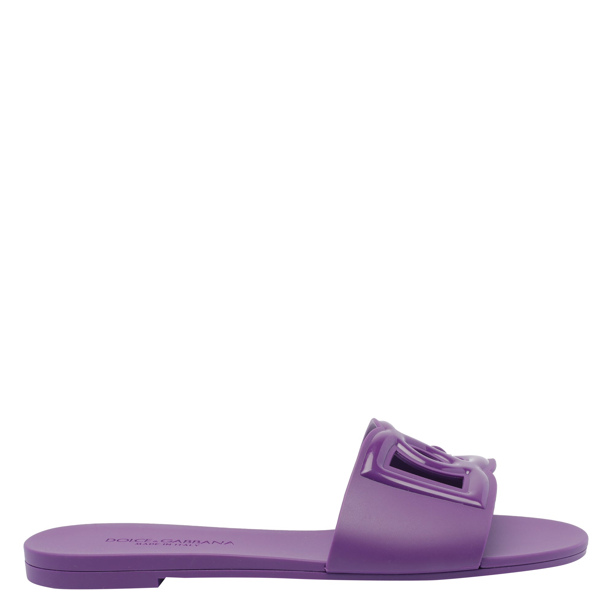 Dolce & Gabbana Sandals Purple Rubber Sole