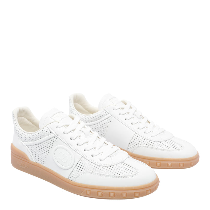 Valentino Garavani Sneakers White Calf Leather/rubber Sole