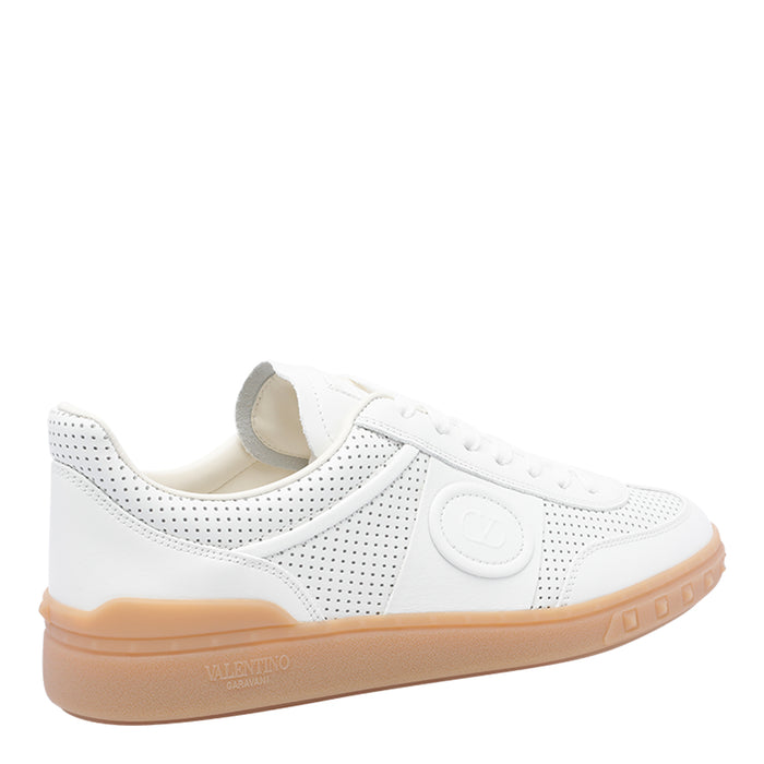 Valentino Garavani Sneakers White Calf Leather/rubber Sole