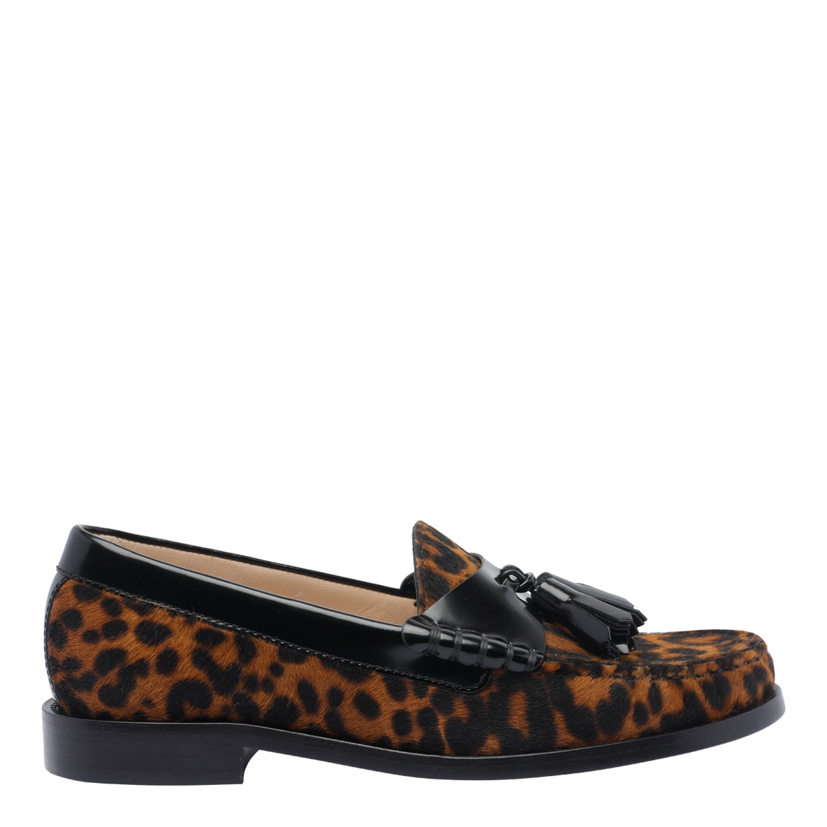 Stuart Weitzman Flat Shoes Brown Calf Leather