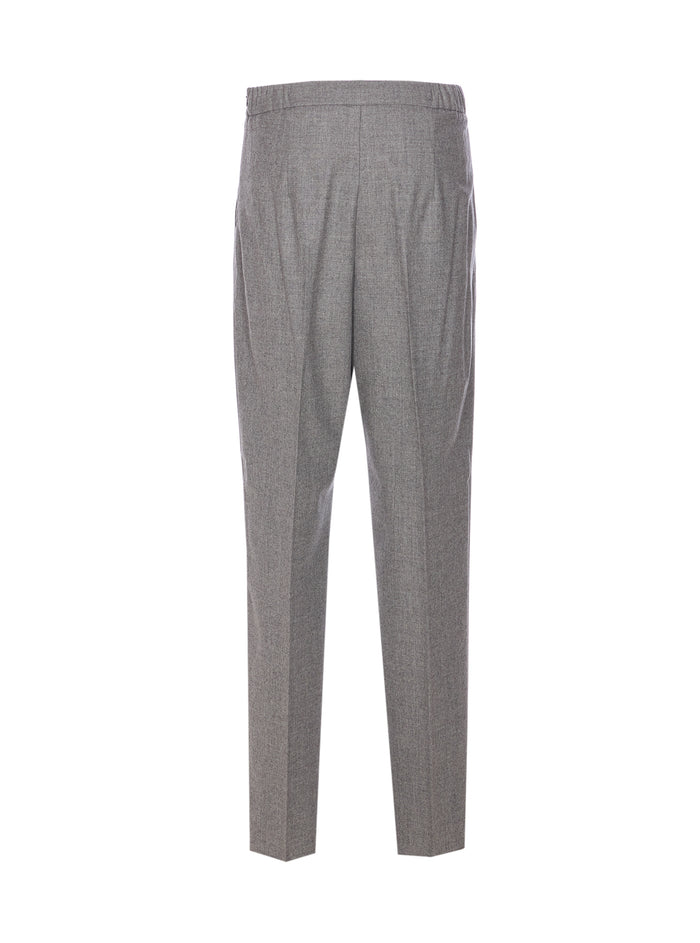 Max Mara Trousers Grey Cashmere