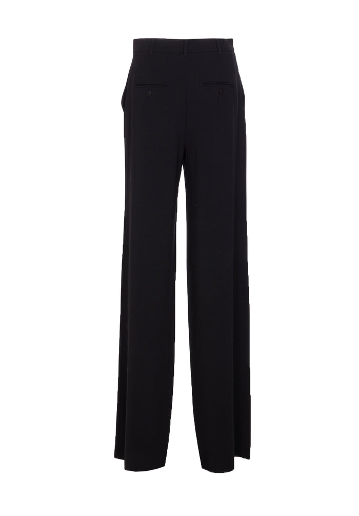 Max Mara Studio Trousers Black Tricetate