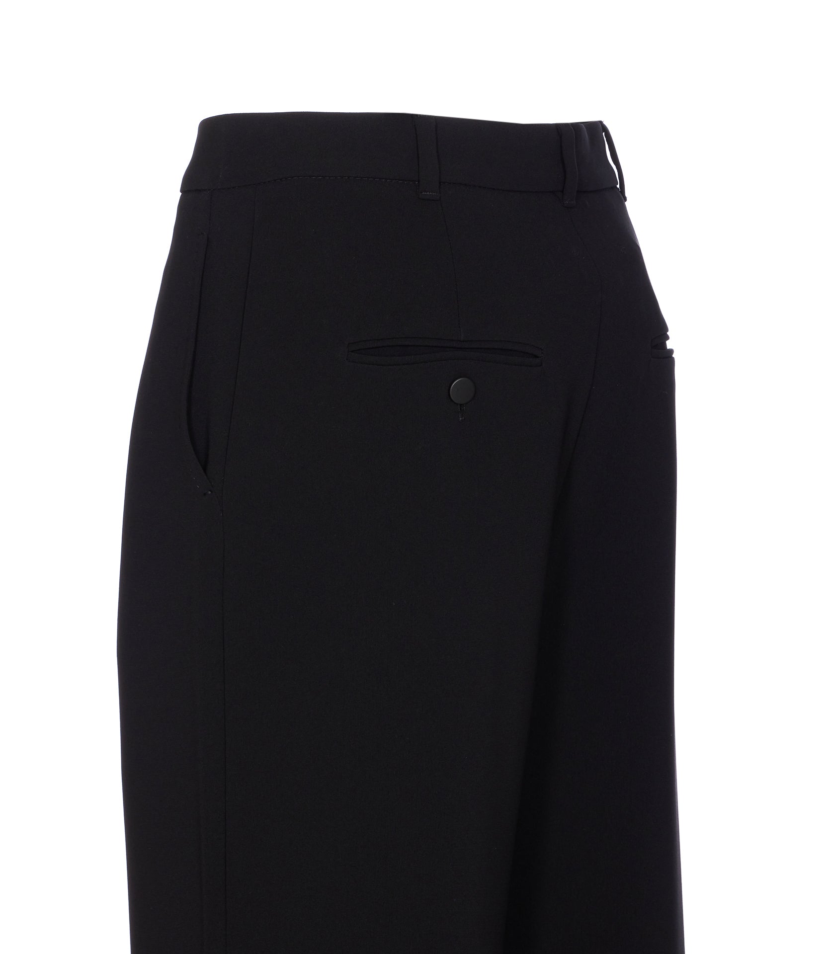 Max Mara Studio Trousers Black Tricetate