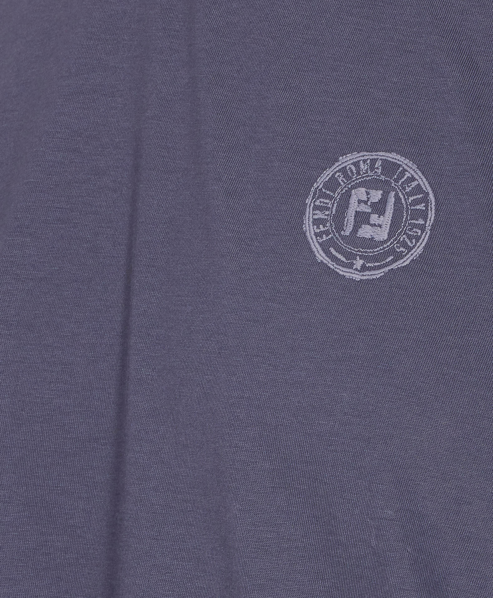 Fendi T-Shirts And Polos Blue Cotton