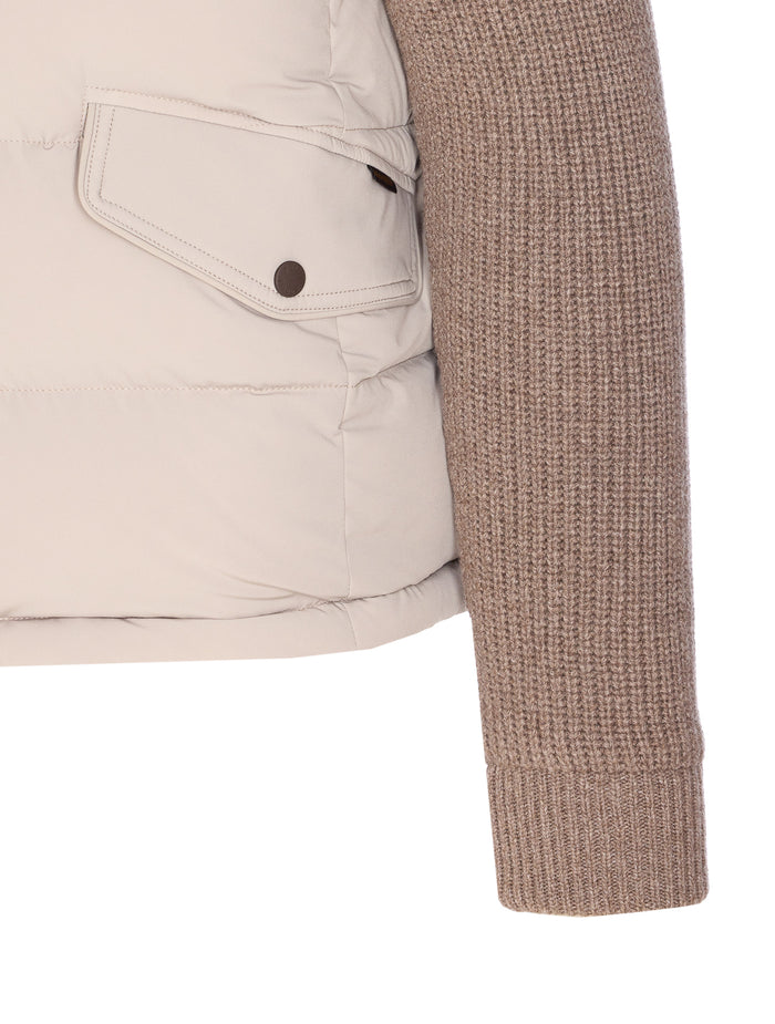 Moorer Coats Beige Polyamide