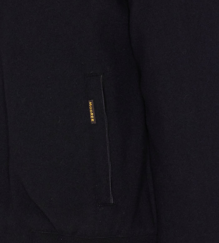 Moorer Coats Black Cashmere