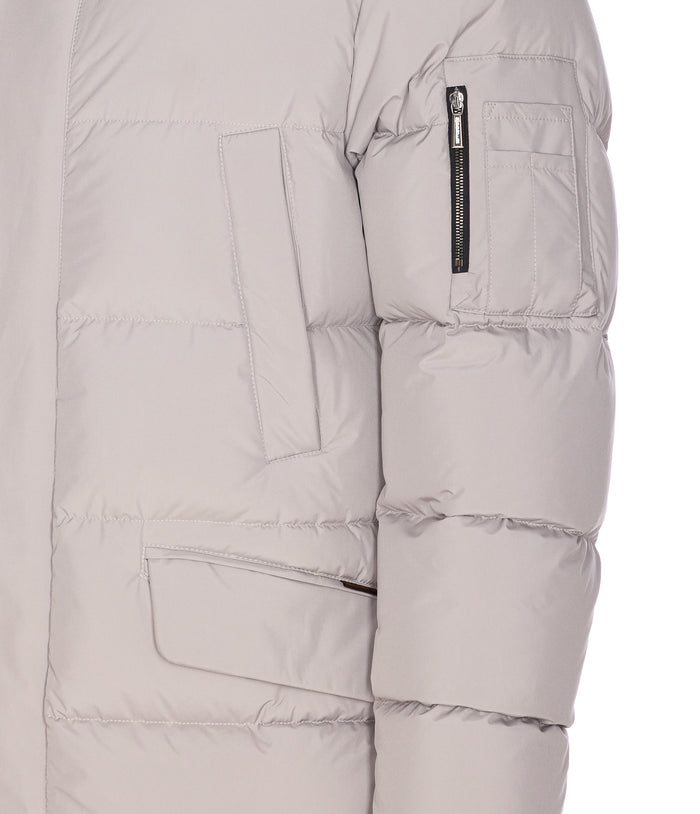 Moorer Coats Grey Polyester